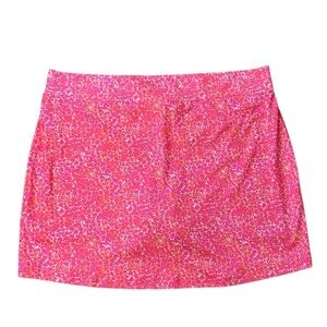 Pebble Beach Pink Orange Golf Skort Size XL